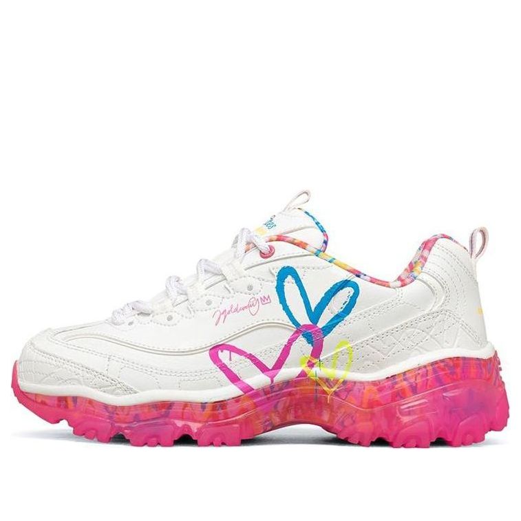 Tenisky a topánky Skechers James Goldcrown x Skechers D'Lites Crystal Low Top Biela | 149457-WMLT