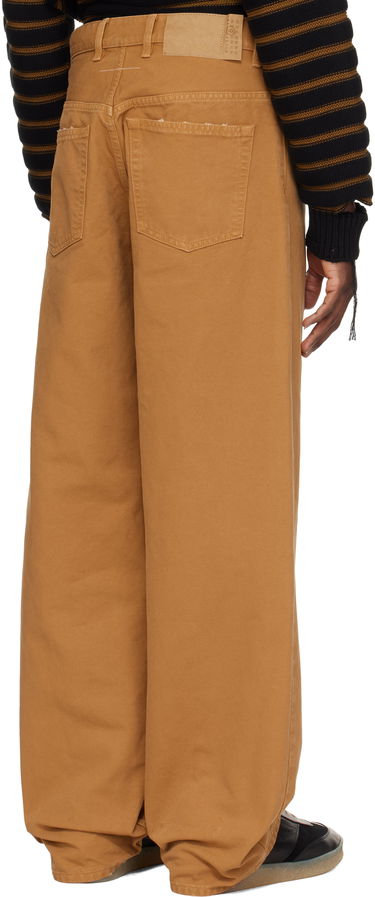 Džínsy Maison Margiela MM6 Maison Margiela Canvas Trousers Hnedá | SH0LA0021 M35249, 2