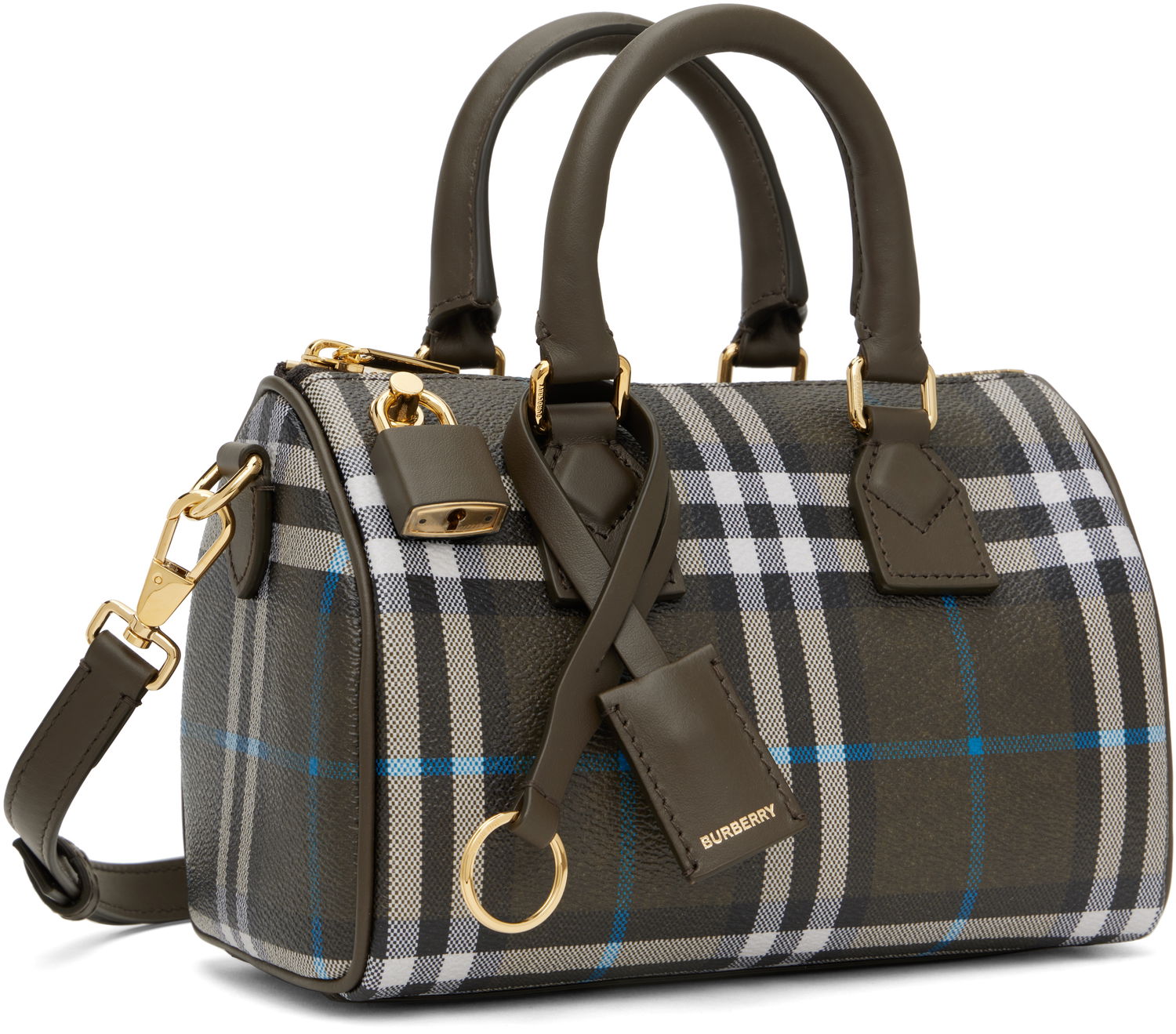 Kabelka Burberry Burberry Mini Check Bowling Bag Rôznofarebný | 8108262, 1