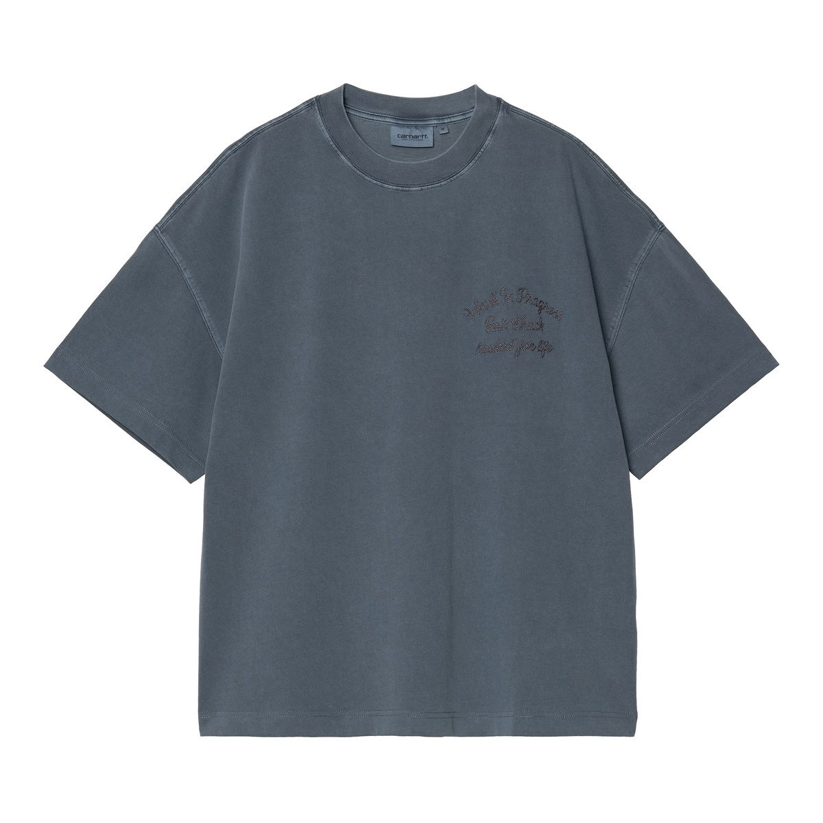 Tričko Carhartt WIP Carhartt WIP Bait Shack Garment Dyed T-Shirt Modrá | I034660_7, 0