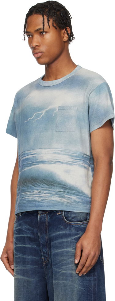 Tričko ERL ERL Storm Graphic T-Shirt Modrá | ERL10T002, 3
