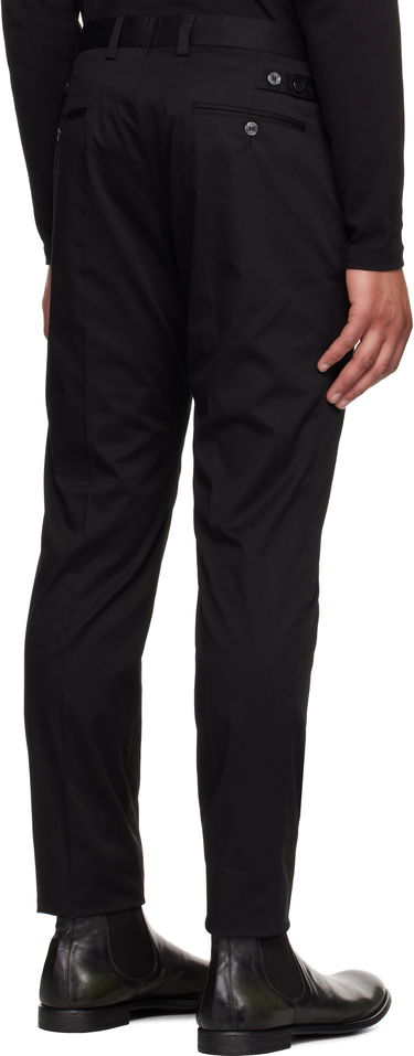 Nohavice Dolce & Gabbana Dolce&Gabbana Twill Trousers Čierna | GY6IEZGJ090, 2