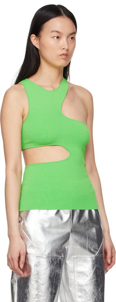 Tielko Stella McCartney Stella McCartney Cut-Out Tank Top Zelené | 6K0063S2076, 1