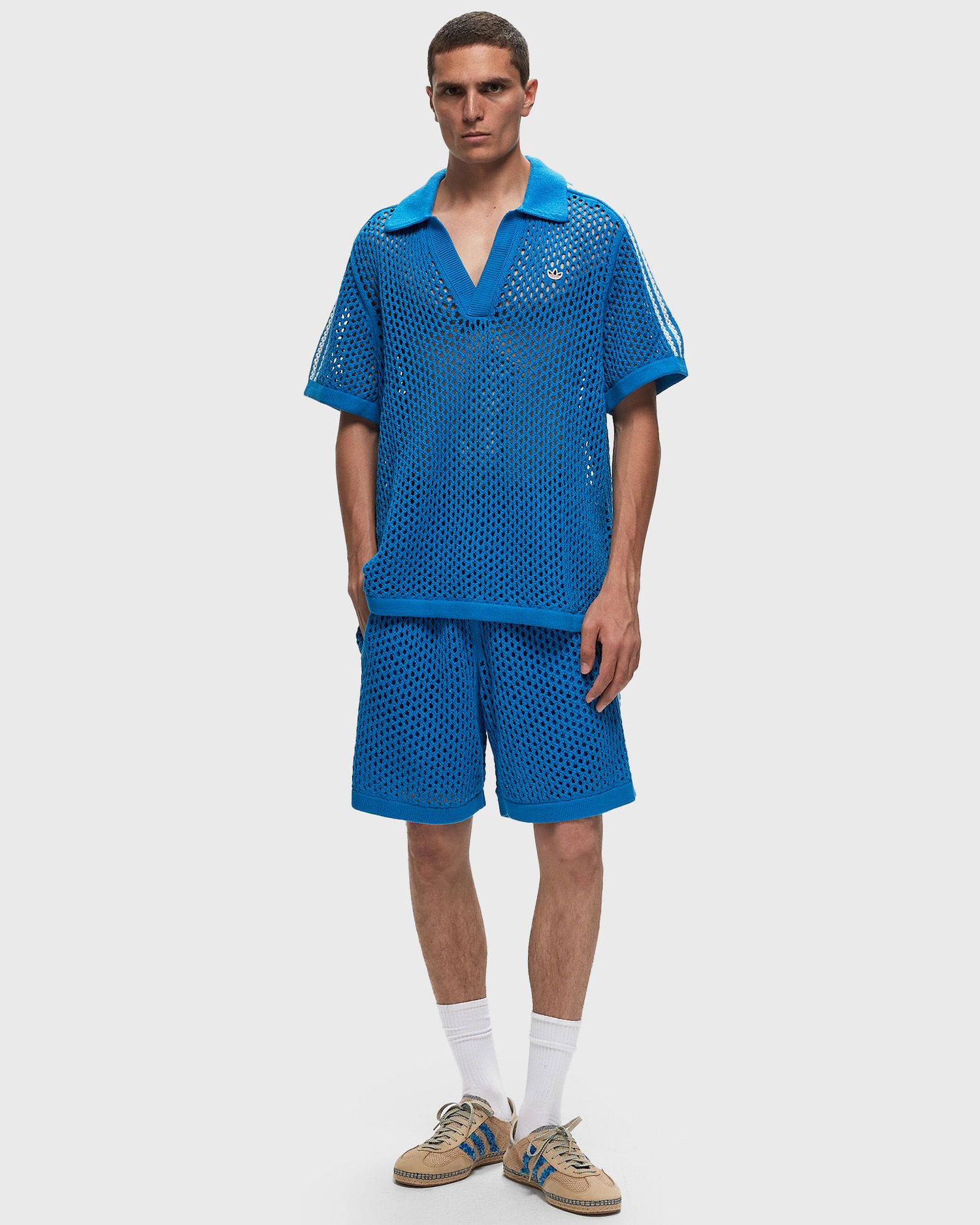 Polo tričko adidas Originals CLOT x C POLO Modrá | JE9592, 1