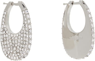 Náušnice Coperni Coperni Medium Swipe Crystal Earrings Metalická | COPBI01BIS726, 4