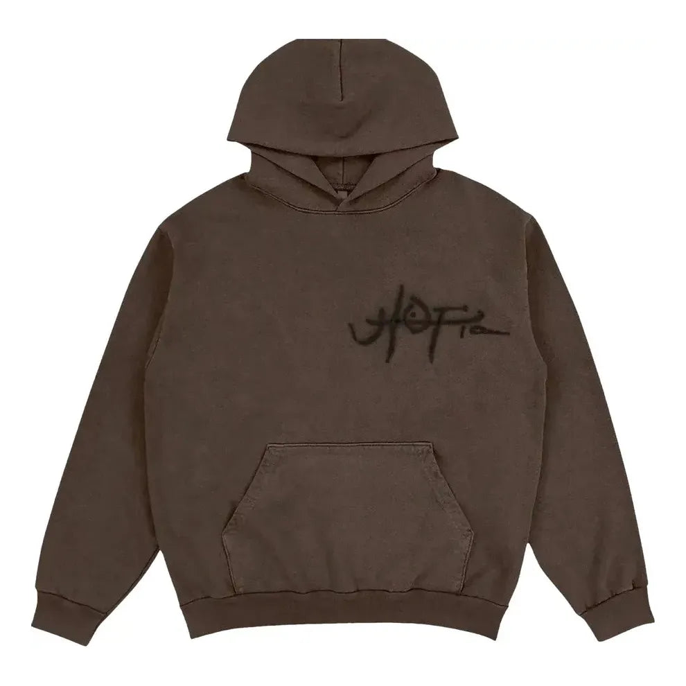 Mikina Cactus Jack by Travis Scott Travis Scott Cactus Jack UTOPIA A2 Hoodie Hnedá | TSUT-BS12, 0