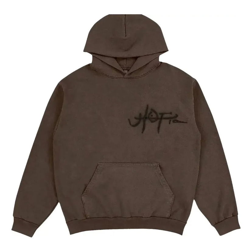 Mikina Cactus Jack by Travis Scott Travis Scott Cactus Jack UTOPIA A2 Hoodie Hnedá | TSUT-BS12