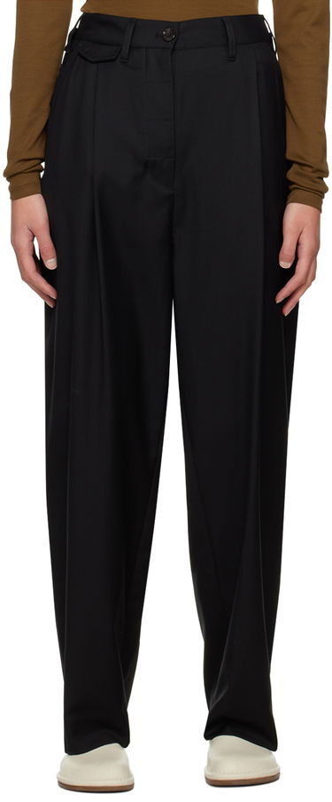 Nohavice TOTEME TOTEME Fluid Trousers Čierna | 224-2005-244, 0