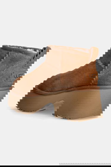 Tenisky a topánky UGG Classic Ultra Mini New Heights Suede Platform Boots Hnedá | 1158311.CHE, 2