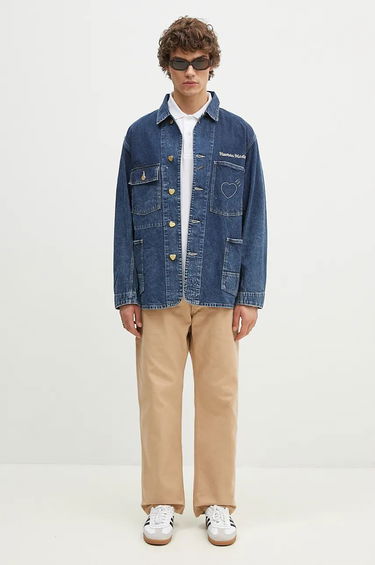 Košeľa Human Made Denim Coverall Jacket Modrá | HM28JK002, 5