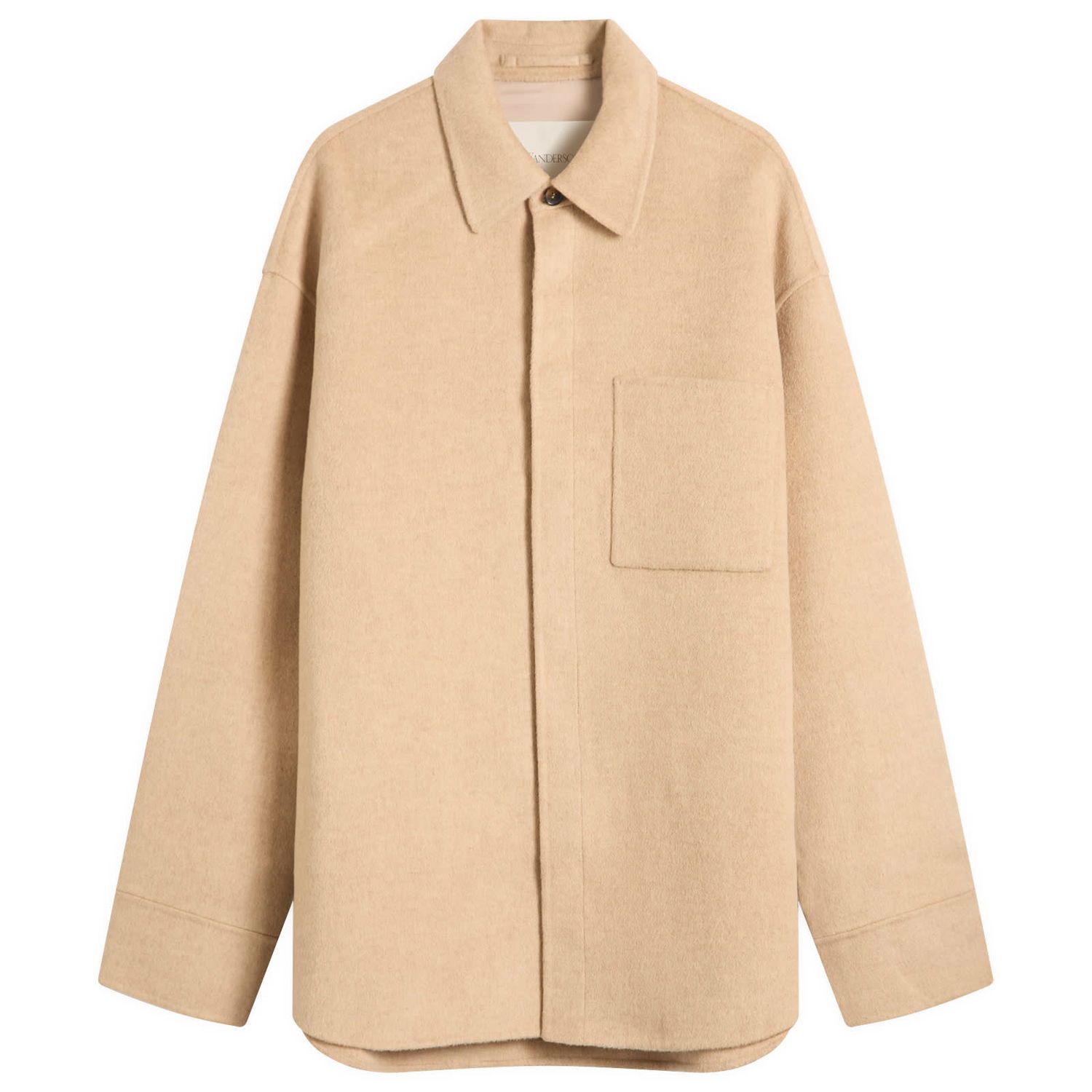 Bunda JW Anderson JW Anderson Oversized Shirt Jacket, Size Small Béžová | JK0396-PG1559-118, 1
