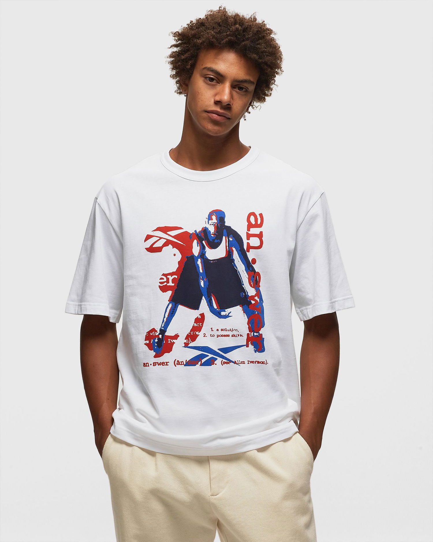 Tričko Reebok BB IVERSON GRAPHIC TEE Biela | 100070708, 1