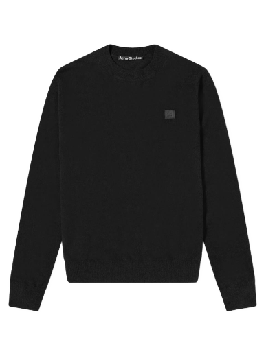 Mikina Acne Studios Kalon New Face Crew Knit Čierna | C60042-900