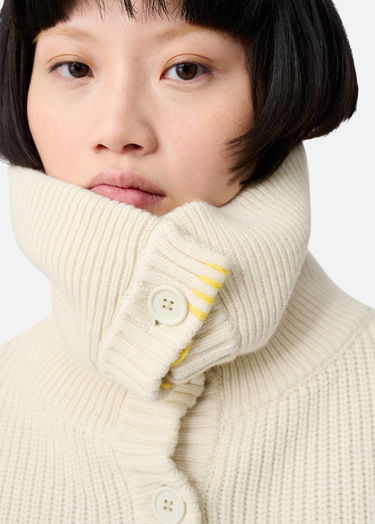 Sveter AXEL ARIGATO Cropped Knit Cardigan Biela | A3359002, 9