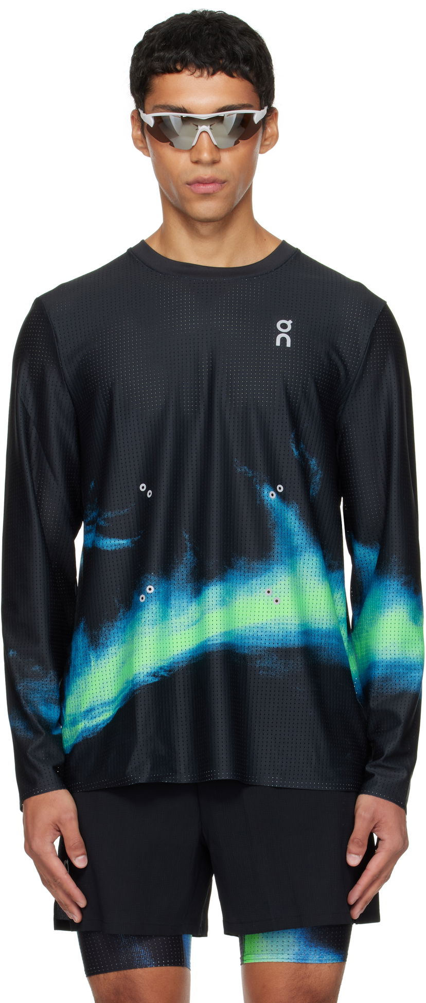 Tričko On Running Pace Mesh Long Sleeve Running T-Shirt Čierna | 1MF10733398