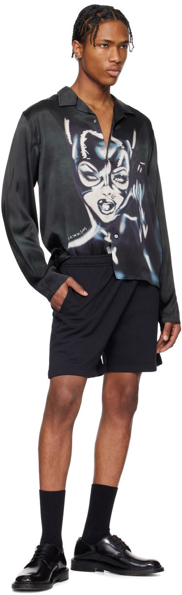 Košeľa Acne Studios Studios DC Edition Print Button-Up Shirt Čierna | BB0623-, 3