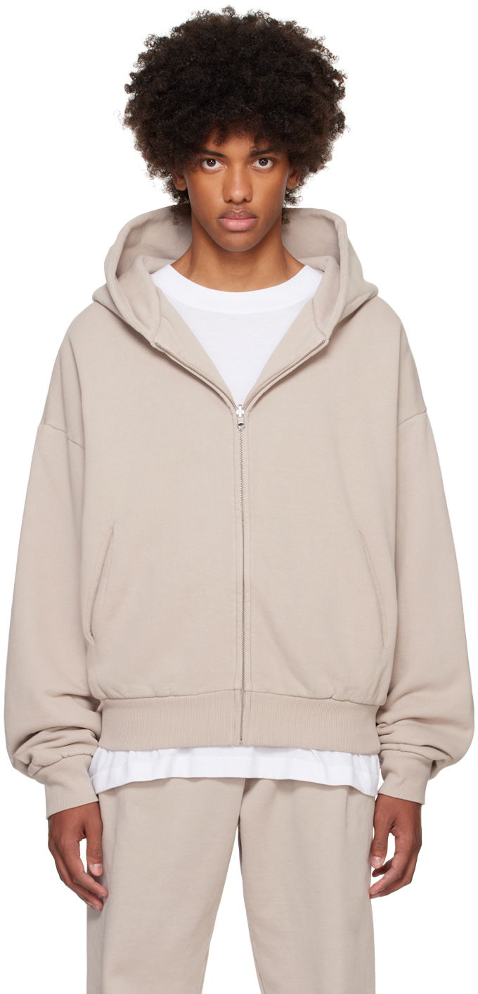 Mikina Entire Studios Thermal Hoodie Béžová | ES2488SC, 0