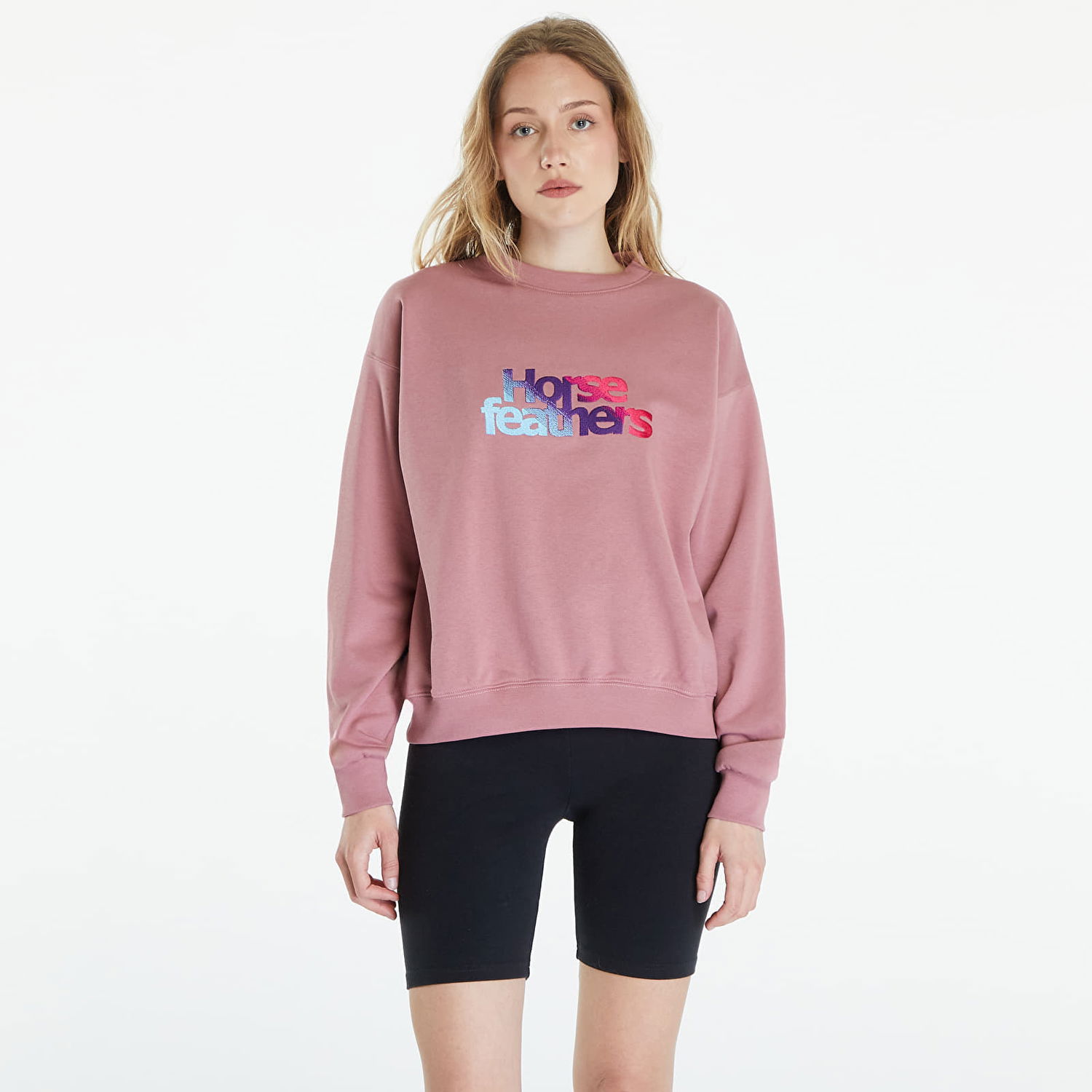Mikina Horsefeathers Haley Sweatshirt Ash Rose Ružová | SW901A, 0