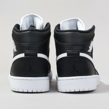 Tenisky a topánky Jordan Air Jordan 1 Retro Mid "Black White" Čierna | 554724-038, 3