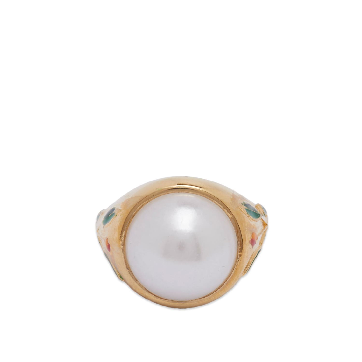 Prsteň Casablanca Pearl Signet Ring Béžová | JW-088-01, 0