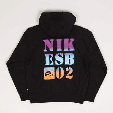 Mikina Nike SB Stencil Hoodie Čierna | FQ2194-010, 0