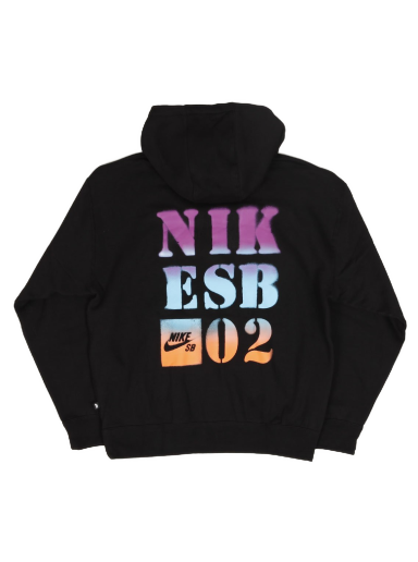 Mikina Nike SB Stencil Hoodie Čierna | FQ2194-010