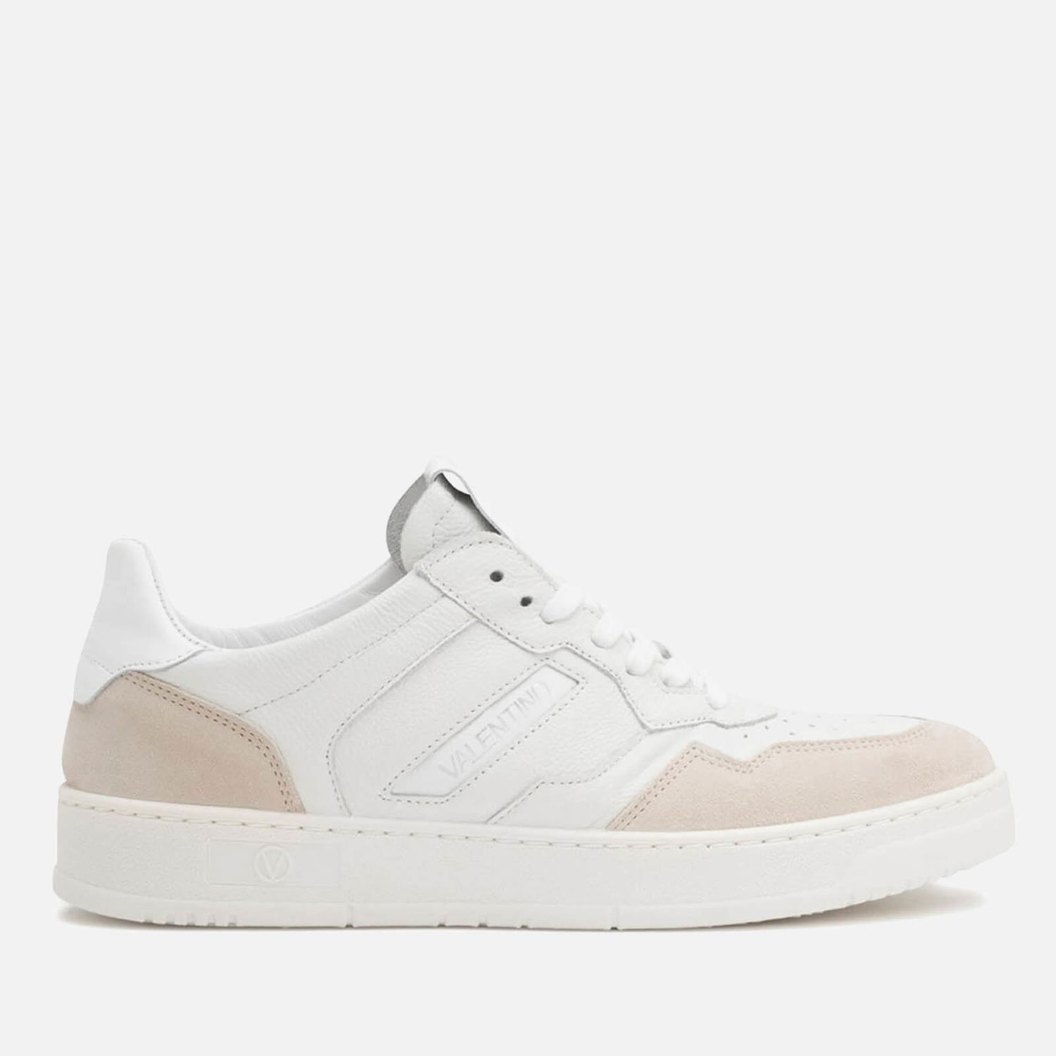 Oblečenie Valentino Men's Apollo Basket Leather and Suede Trainers - UK 7.5 Vínová | 95A2501CAM-710, 0