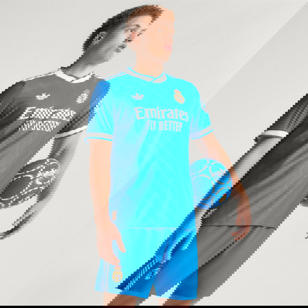 Dres adidas Performance Real Madrid 25/26 Authentic Third Jersey Modrá | JV5839, 0