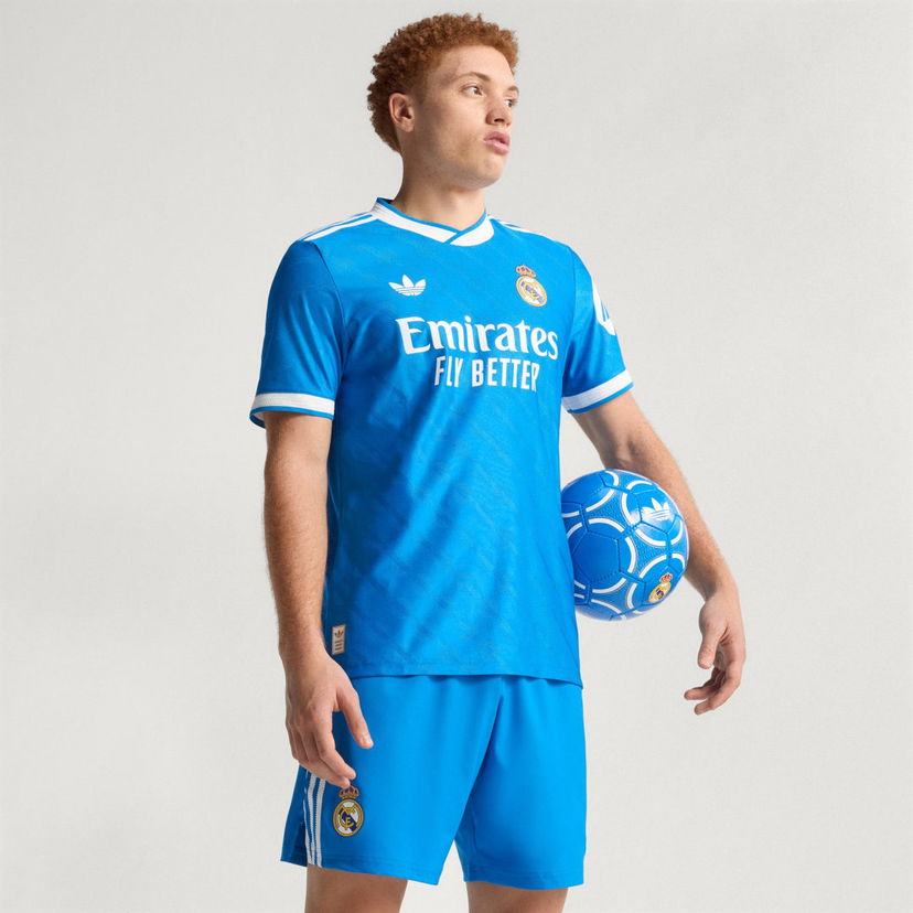 Dres adidas Performance Real Madrid 25/26 Authentic Third Jersey Modrá | JV5839