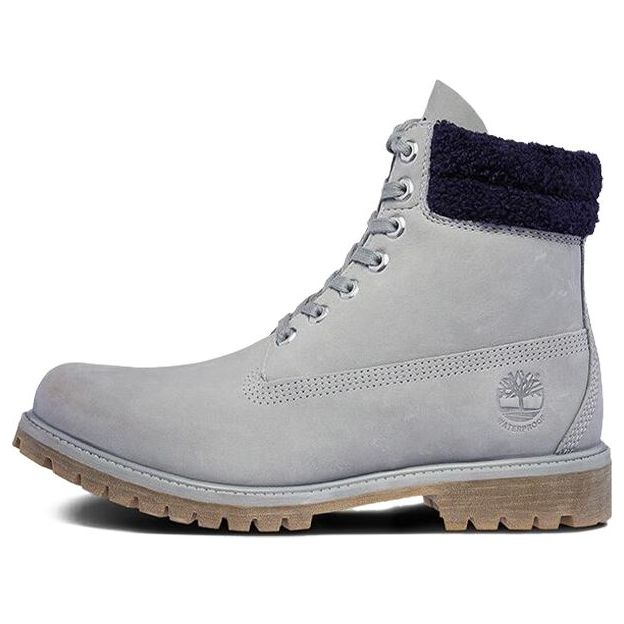 Tenisky a topánky Timberland Waterproof 6 Inch Double Collar Boots Šedá | A1ZKU