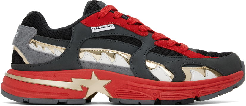 Tenisky a topánky BAPE Shark STA M1 Červená | 001FWK201301M