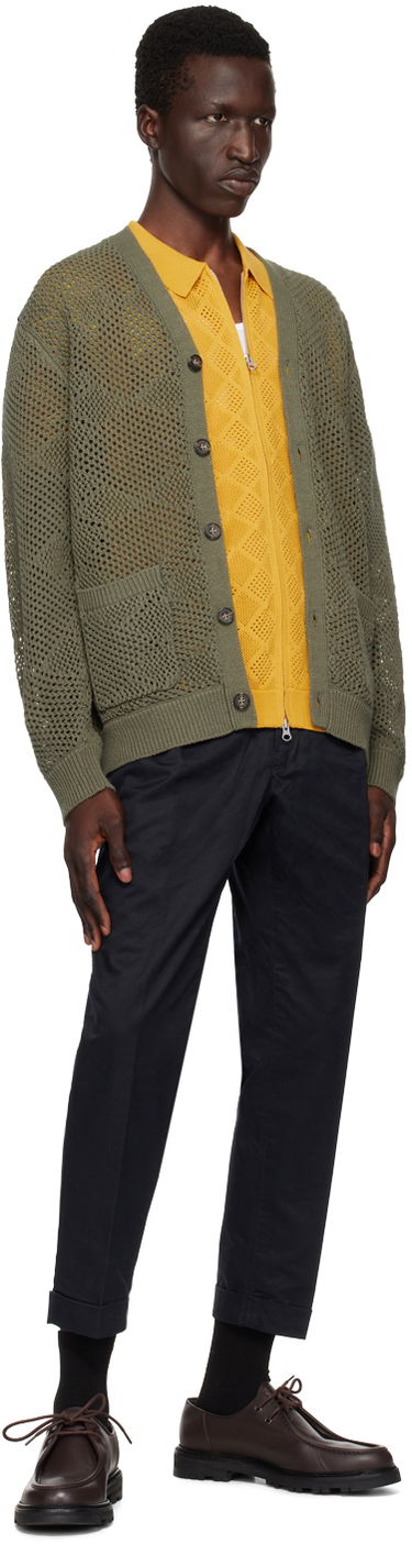 Polo tričko BEAMS BEAMS PLUS Mesh Zip Polo Žltá | 3802-0035-156, 3