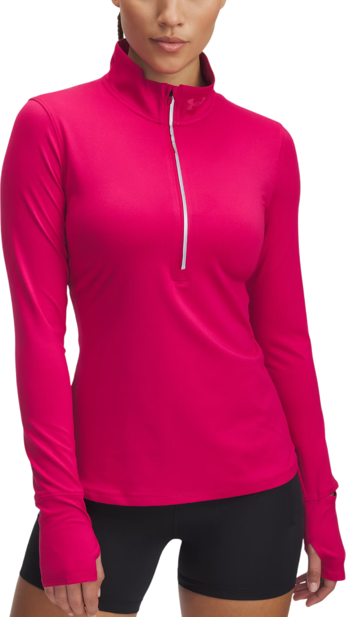 Tričká a tielka Under Armour Under Armour Launch Pro Half Zip Top Ružová | 1379349-681, 0