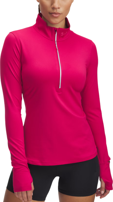 Tričká a tielka Under Armour Under Armour Launch Pro Half Zip Top Ružová | 1379349-681, 0