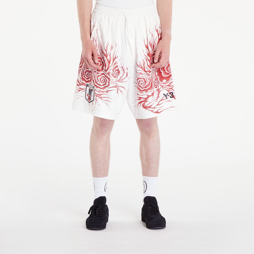 Šortky Y-3 JFA Graphic Shorts Core Biela | JC7569