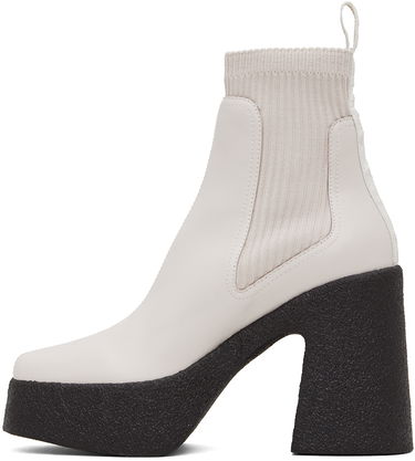 Tenisky a topánky Stella McCartney Skyla Heeled Sock Boots Biela | 810440E00195, 2