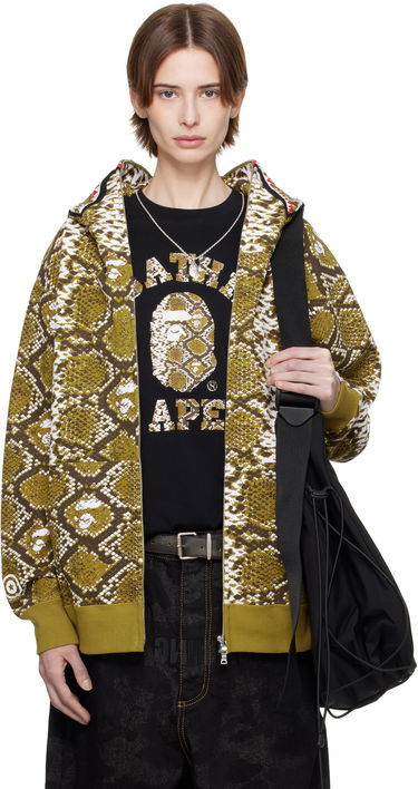 Mikina BAPE A Bathing Ape Shark Exclusive Hoodie Zelené | Shark Hoodie, 0