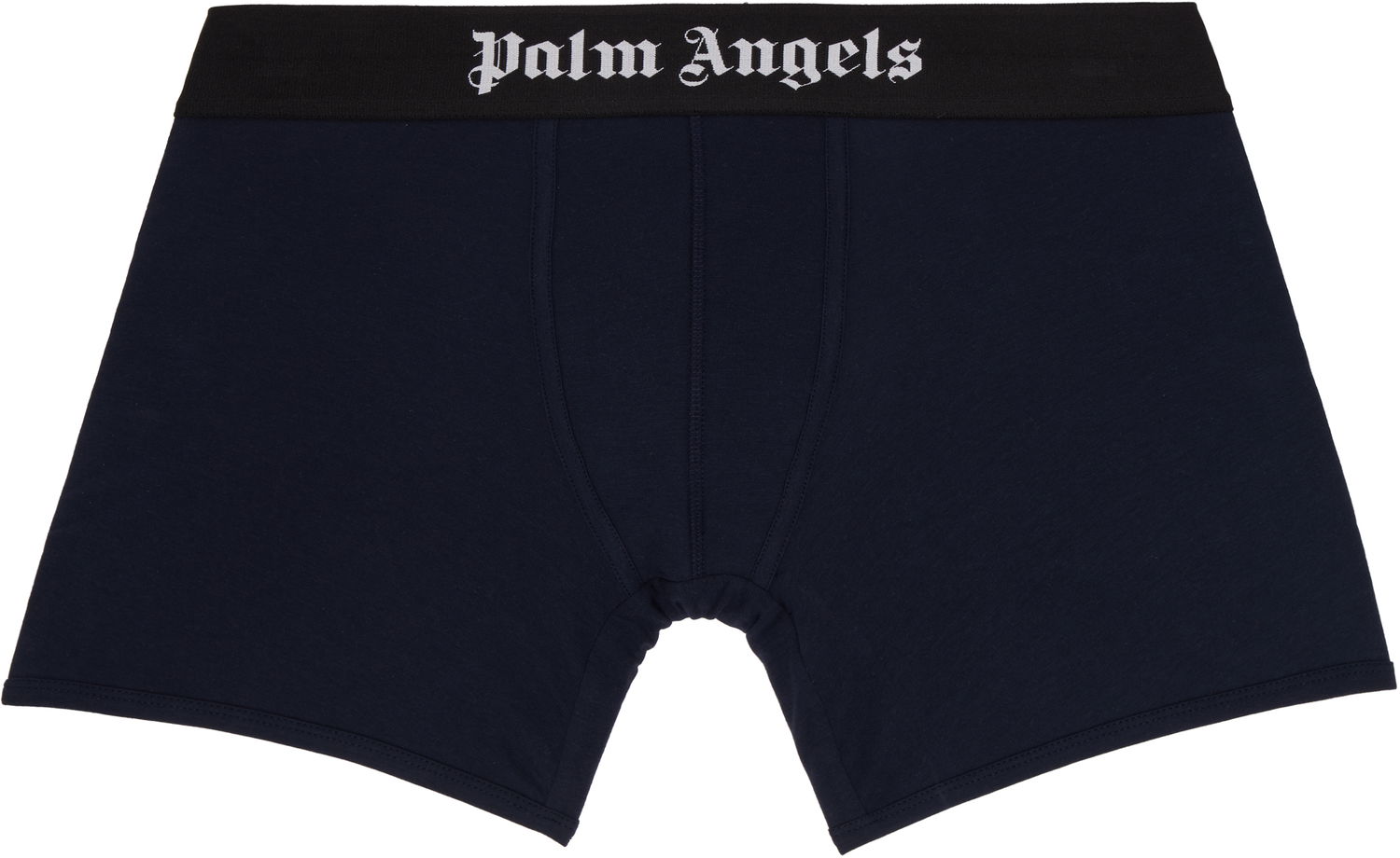 Boxerky Palm Angels Palm Angels Three-Pack Jacquard Logo Boxer Briefs Navy | PMUH004S25FAB0018410, 1