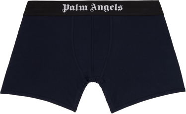 Boxerky Palm Angels Palm Angels Three-Pack Jacquard Logo Boxer Briefs Navy | PMUH004S25FAB0018410, 1