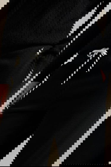 Tepláky Polo by Ralph Lauren Polo Ralph Lauren Cable-Knit Sweater and Wide-Leg Sweatpants Čierna | 211977959, 3
