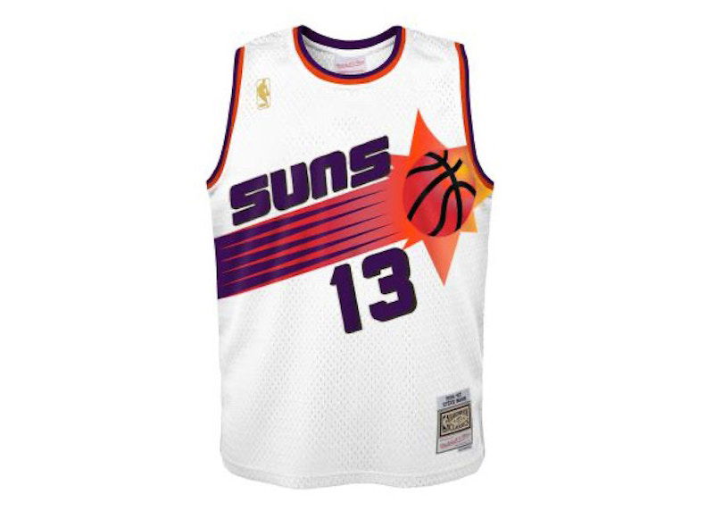 Dres Mitchell & Ness Mitchell & Ness Phoenix Suns Steve Nash Swingman Jersey Biela | 9N2B7BHM0-SUNSN-Y96, 0