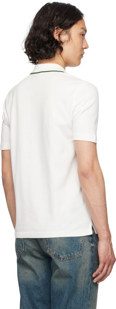 Polo tričko Paul Smith PS Paul Smith Stretch Cotton Placket Polo Biela | M2R-787Y-P21511-02A, 2
