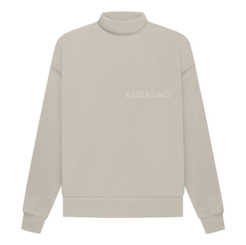 Sveter Fear of God Essentials Mockneck Sweatshirt Béžová | FOG-SS22-667