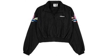 Vetrovka adidas Originals Adicolor Shattered Cropped Woven Track Jacket Čierna | h22866, 1