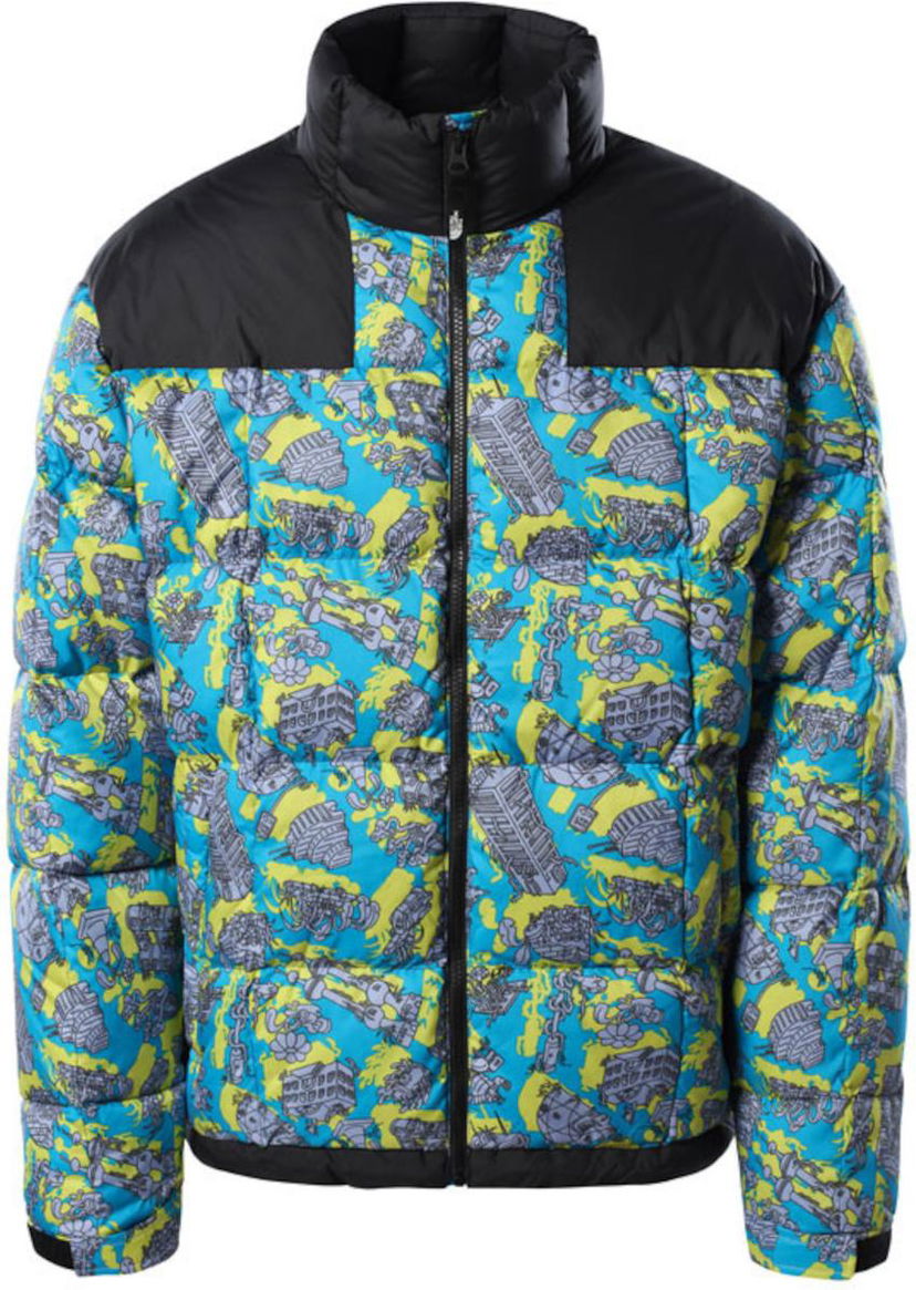 Prešívaná bunda The North Face LHOTSE Puffer Jacket Modrá | nf0a3y2305b