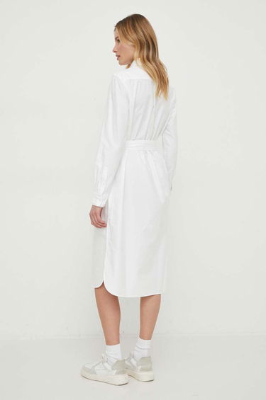Šaty Polo by Ralph Lauren Mini Shirt Dress Ralph Lauren Biela | 211928804, 2