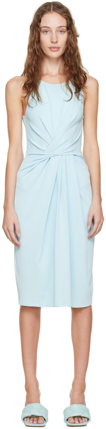 Šaty Bottega Veneta Twist Minidress Modrá | 707912 V1TZ0, 0