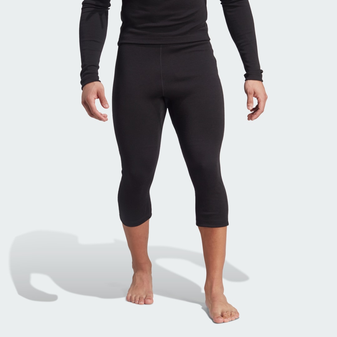 Legíny adidas Originals Terrex Xperior Merino 260 Baselayer 3/4 Čierna | HZ8539, 1