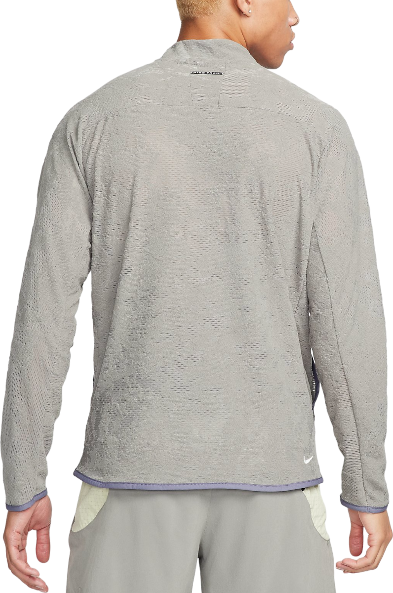 Polo tričko Nike M NK DF TRAIL MIDLAYER HZ Šedá | fb7535-053, 1