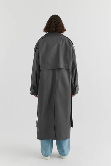 Kabáty AXEL ARIGATO Atom Trench Coat Šedá | A2107001, 3
